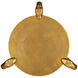 Serpent 18 inch Antique Brass Accent Table