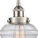 Edison Oxford 1 Light 8 inch Brushed Satin Nickel Mini Pendant Ceiling Light