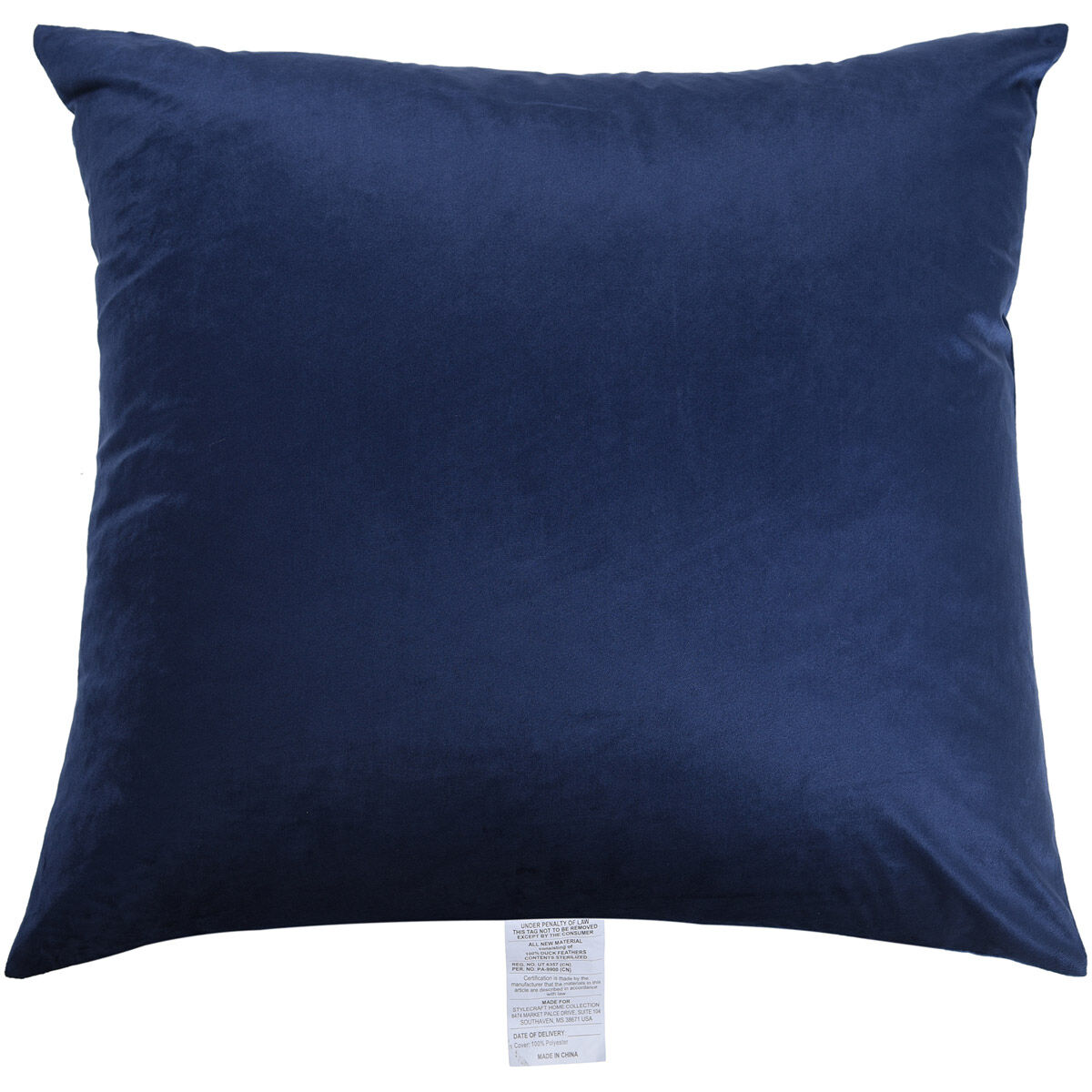 Dann Foley 24 inch Dark Navy Decorative Pillow