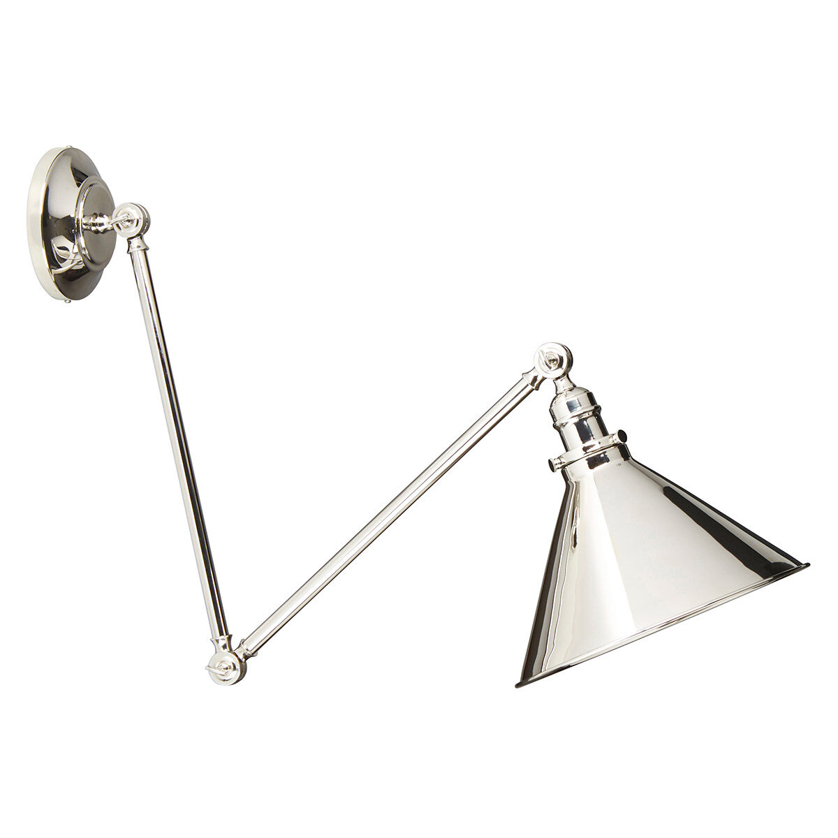 Provence 1 Light 11.7 inch Polished Nickel Wall Sconce Wall Light, Elstead