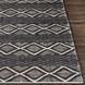 Santa Barbara 108 X 72 inch Black Rug in 6 X 9, Rectangle
