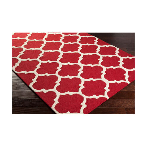 Pollack 96 X 96 inch Bright Red Indoor Area Rug, Round