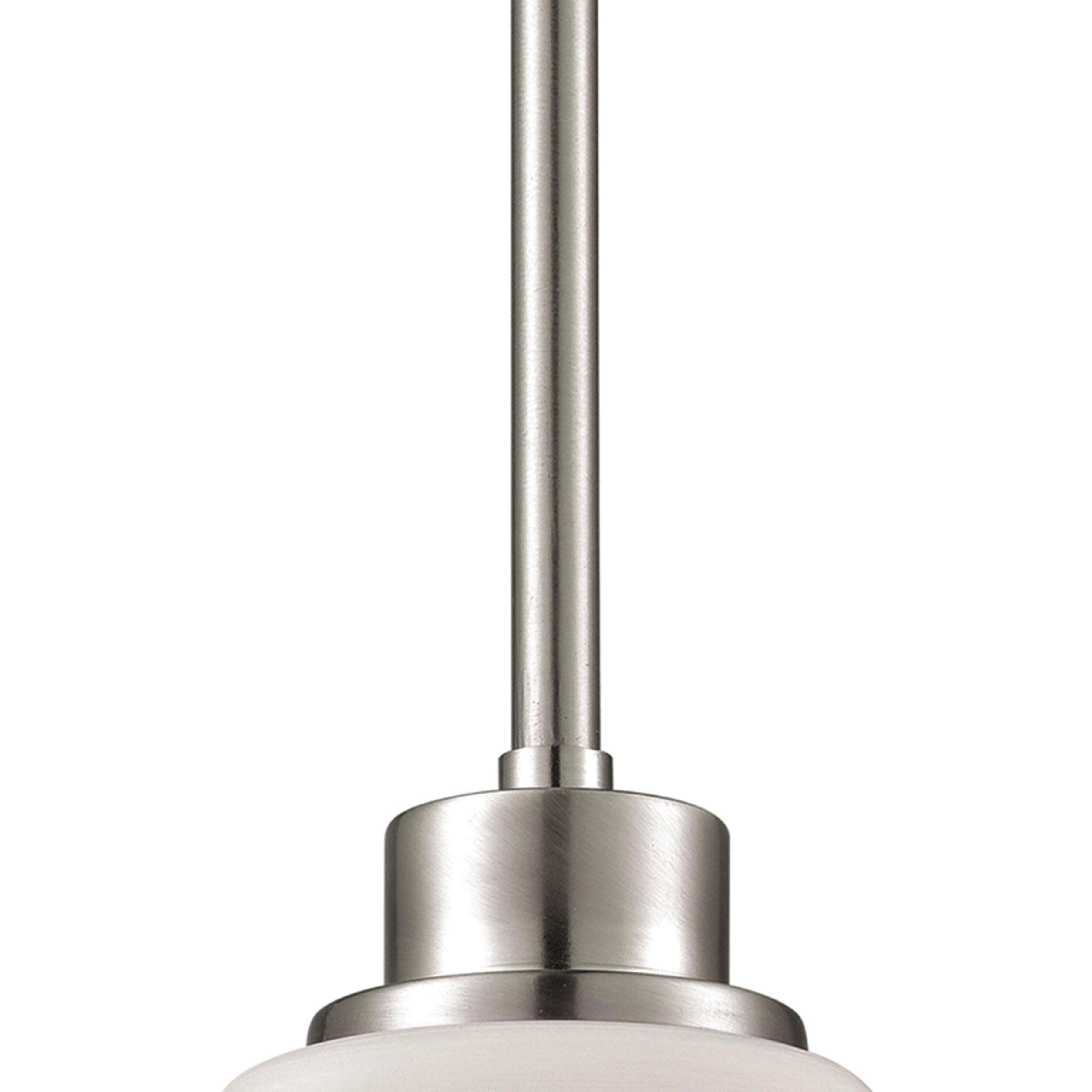 Casual Mission 1 Light 5 inch Brushed Nickel Mini Pendant Ceiling Light