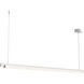 Keel LED 60 inch Satin White Pendant Ceiling Light in 3000K