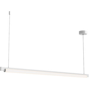 Keel LED 60 inch Satin White Pendant Ceiling Light in 3000K