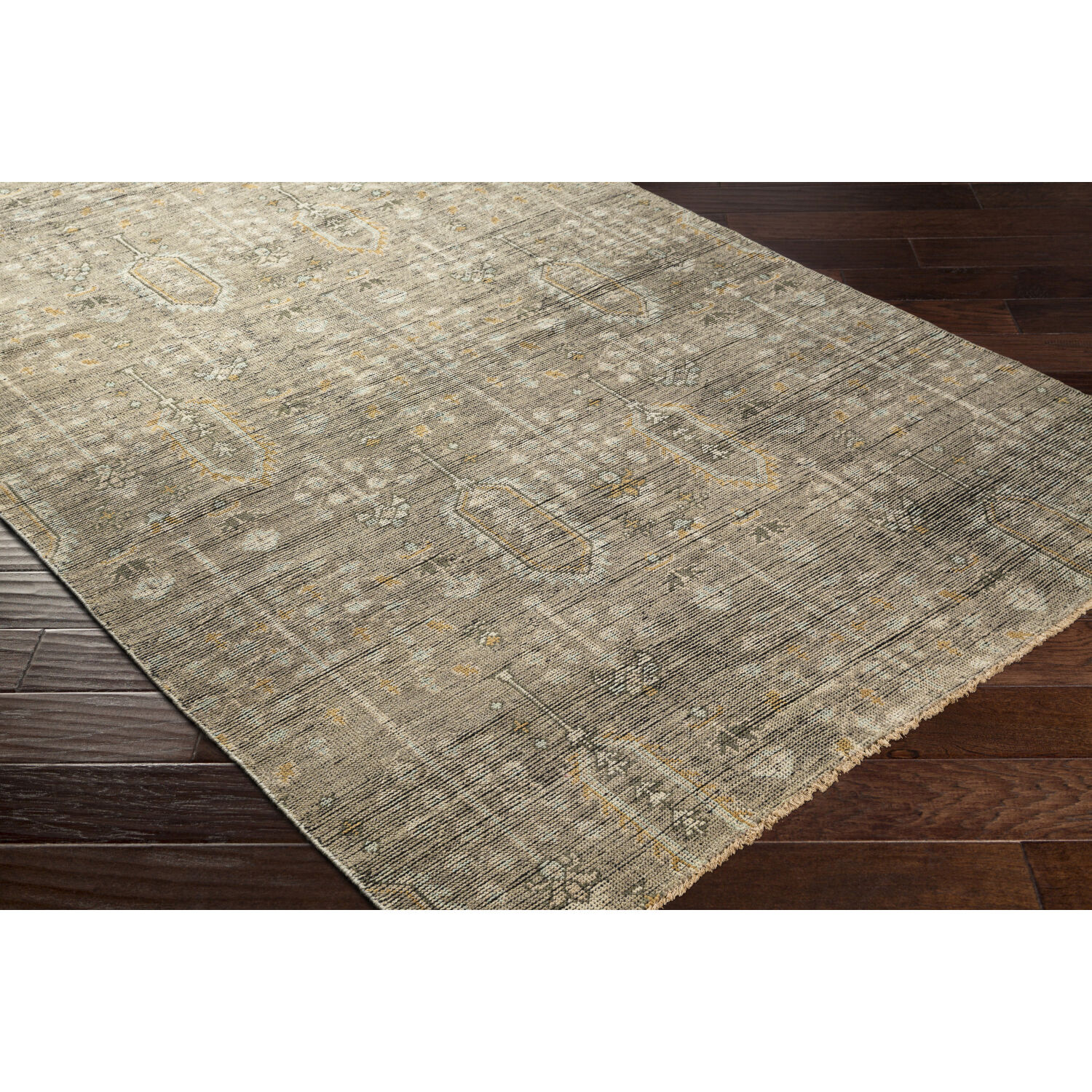 Reign 108 X 72 inch Sage Rug in 6 X 9, Rectangle