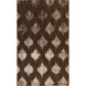 Mugal 96 X 60 inch Dark Brown Rug