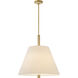Bruna 4 Light 24 inch Lacquered Brass Chandelier Ceiling Light