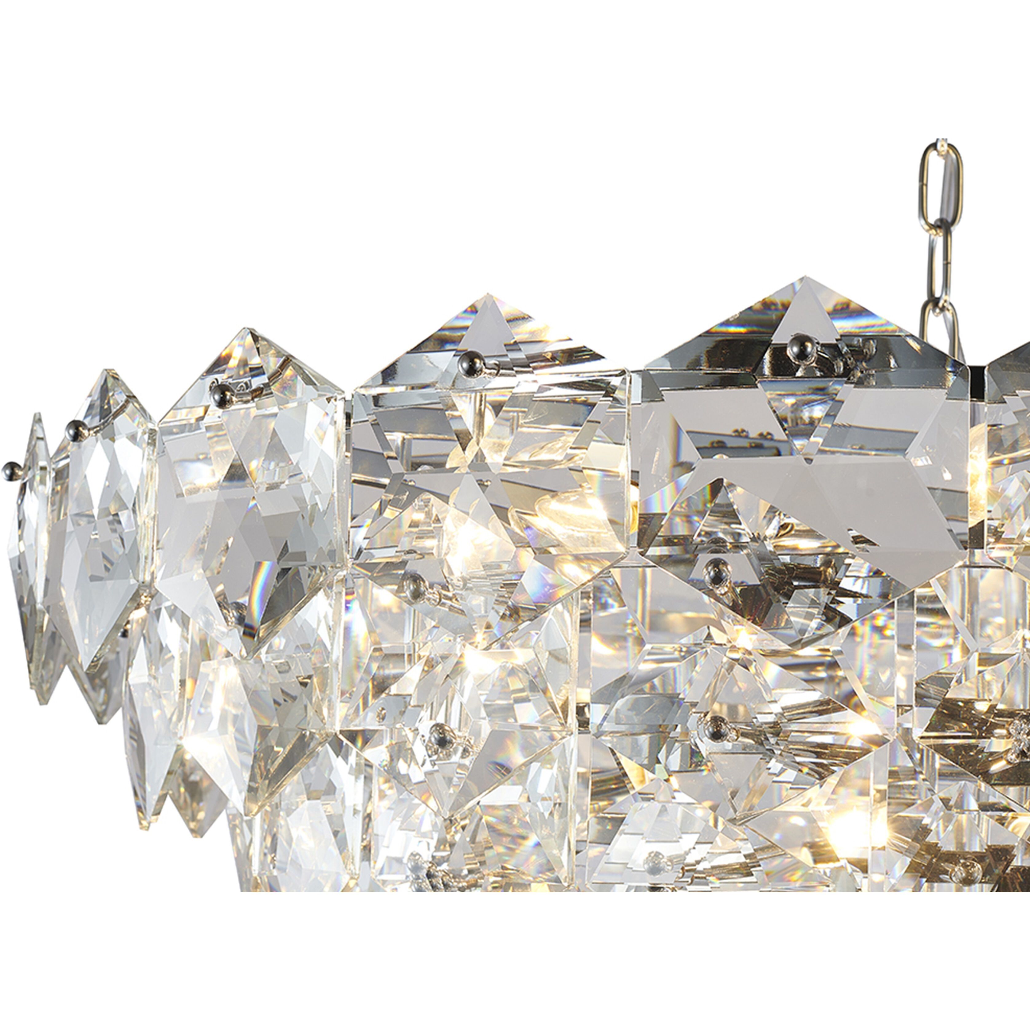 Canada 15 Light 32 inch Chrome Chandelier Ceiling Light