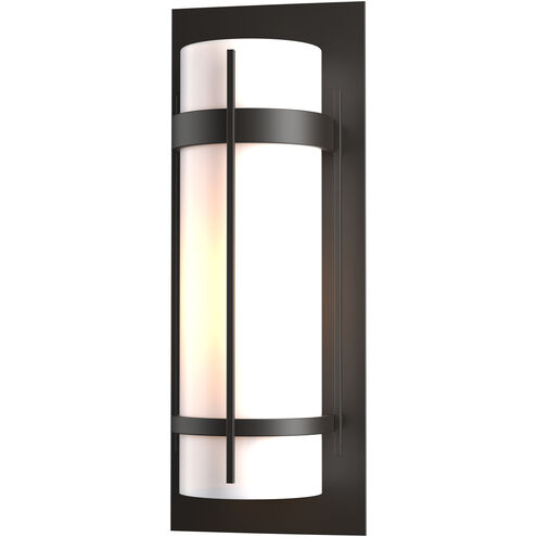 Banded 1 Light 20.8 inch Coastal Oil Rubbed Bronze Outdoor Sconce, Large