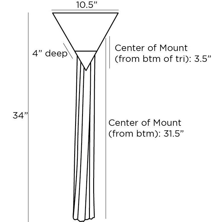Riri 1 Light 11 inch White and Antique Brass ADA Sconce Wall Light
