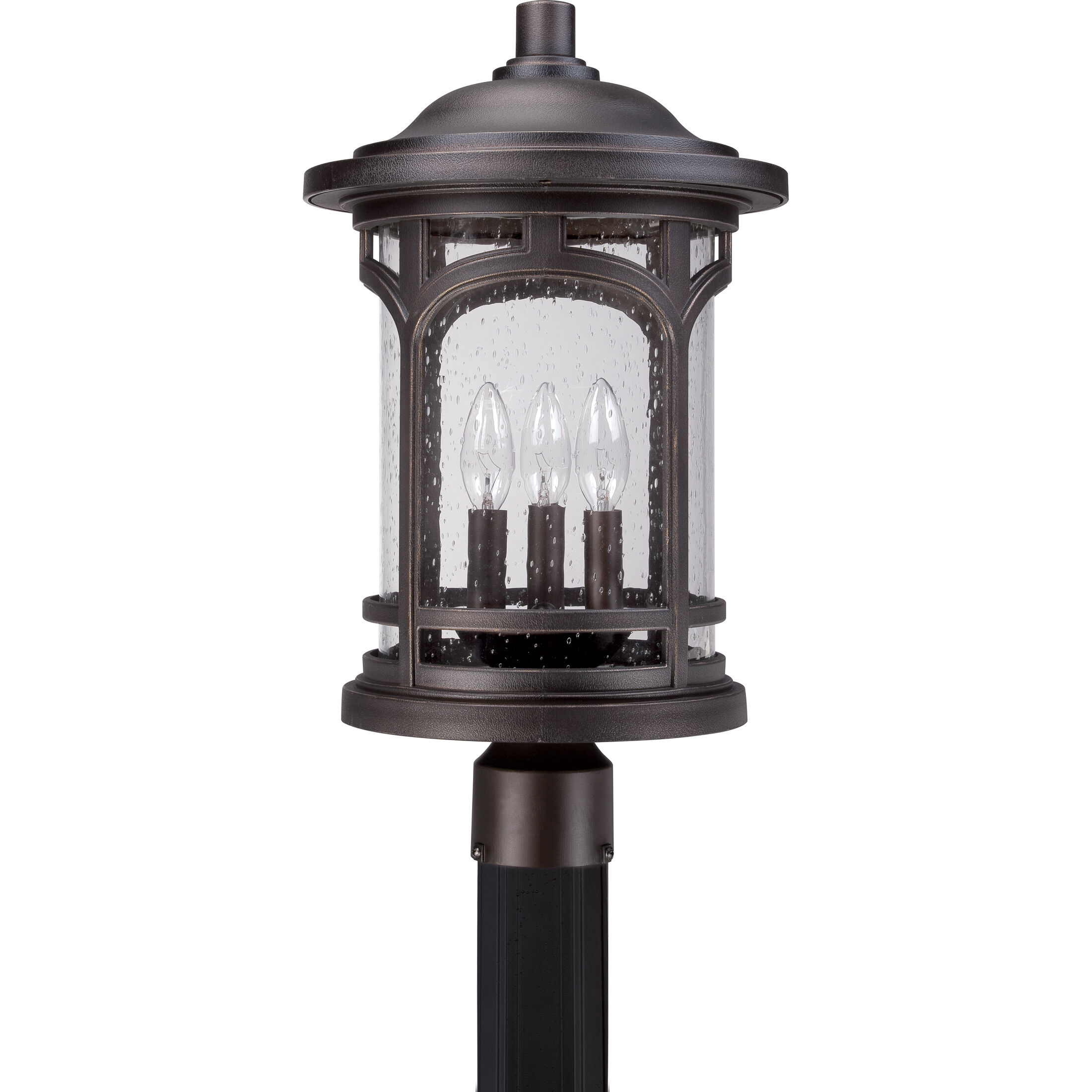 Marblehead 3 Light 19 inch Palladian Bronze Outdoor Post Mount