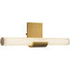 Apollo LED 20.25 inch Vintage Brass Bath Vanity Light Wall Light