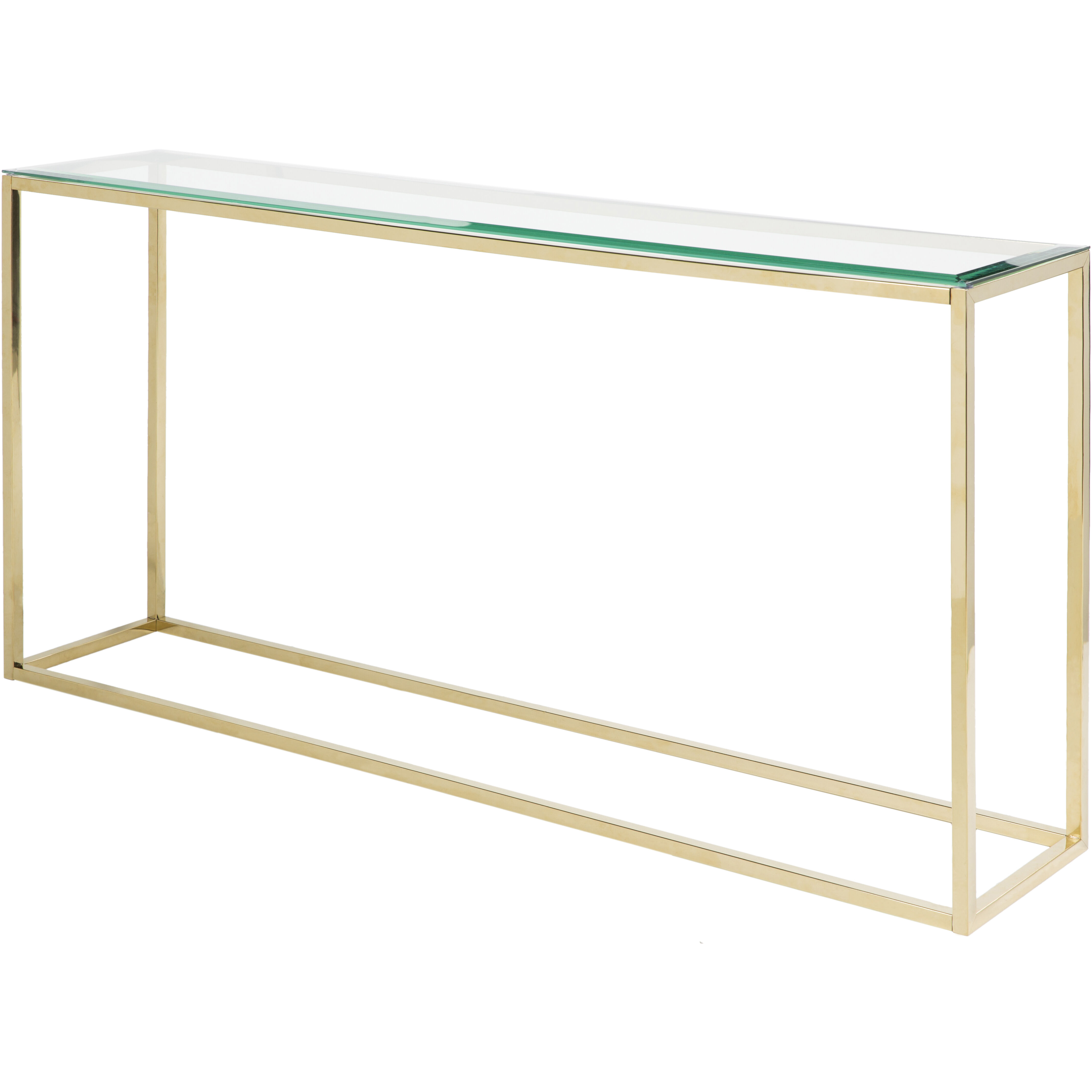 60 inch on sale gold console table