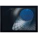 Fulton Center Gray with Blue and Black Framed Wall Art
