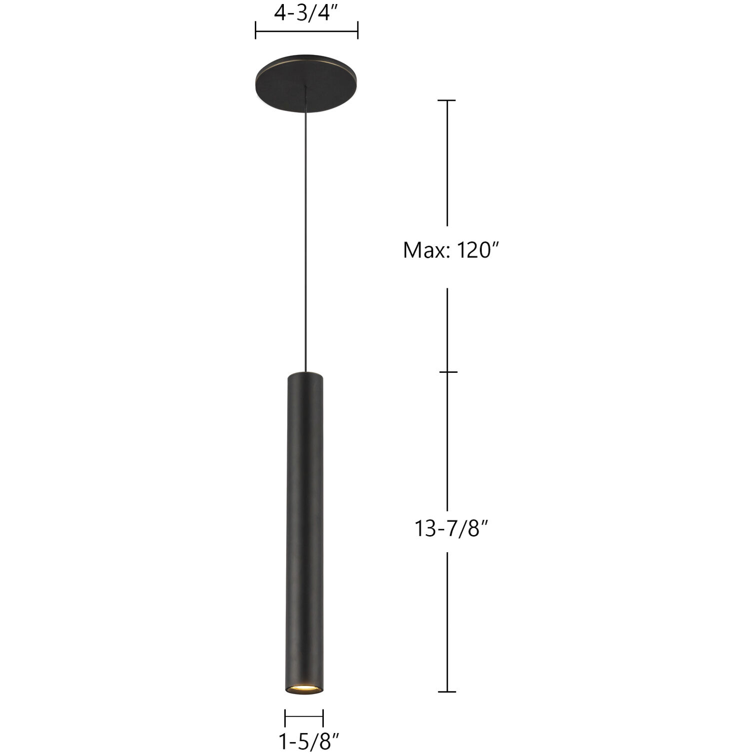 Mason Pendant Ceiling Light in Urban Bronze