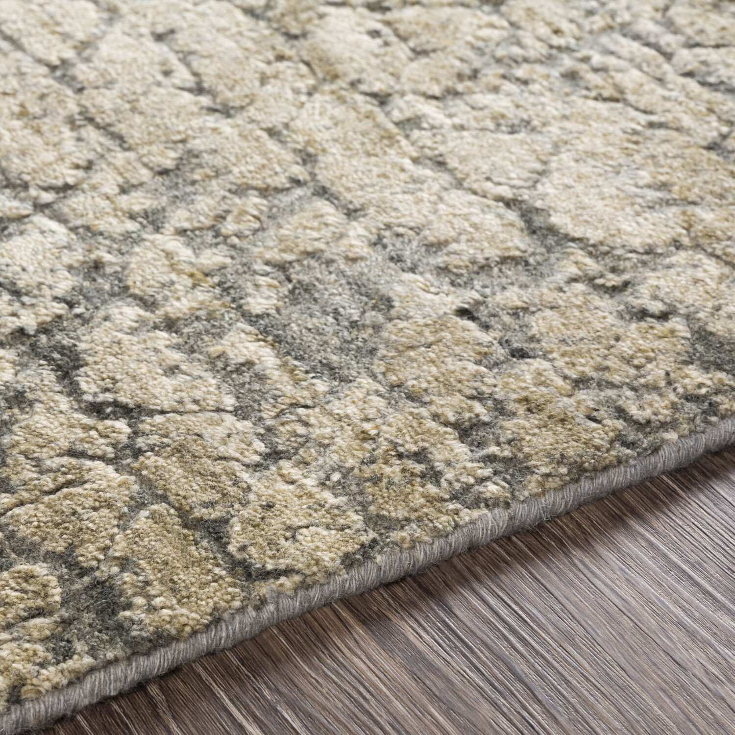 Lucknow 108 X 72 inch Black Rug in 6 X 9, Rectangle