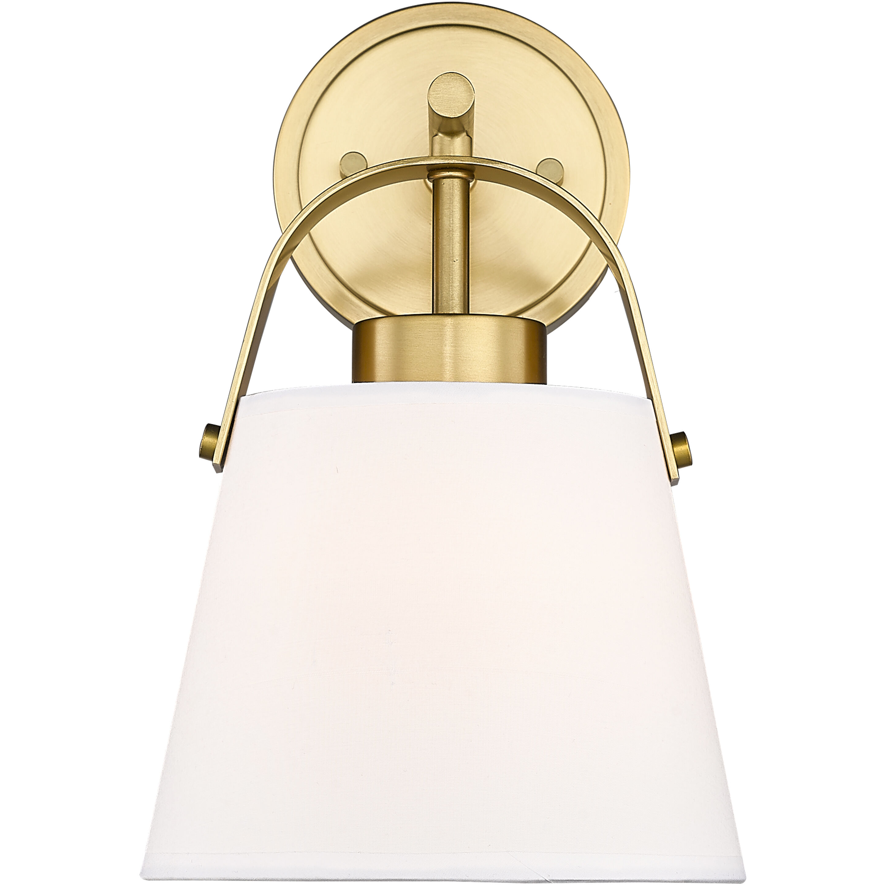 Z-Studio 1 Light 8 inch Heritage Brass Wall Sconce Wall Light