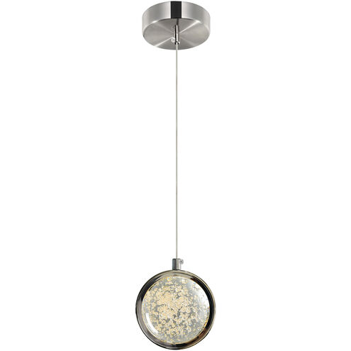 Salvador LED 4 inch Polished Nickel Mini Pendant Ceiling Light