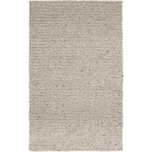 Anchorage 96 X 60 inch Charcoal Rug in 5 x 8, Rectangle