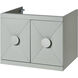 Aras 23.6 inch Dove Grey Bathroom Vanity Wall Light