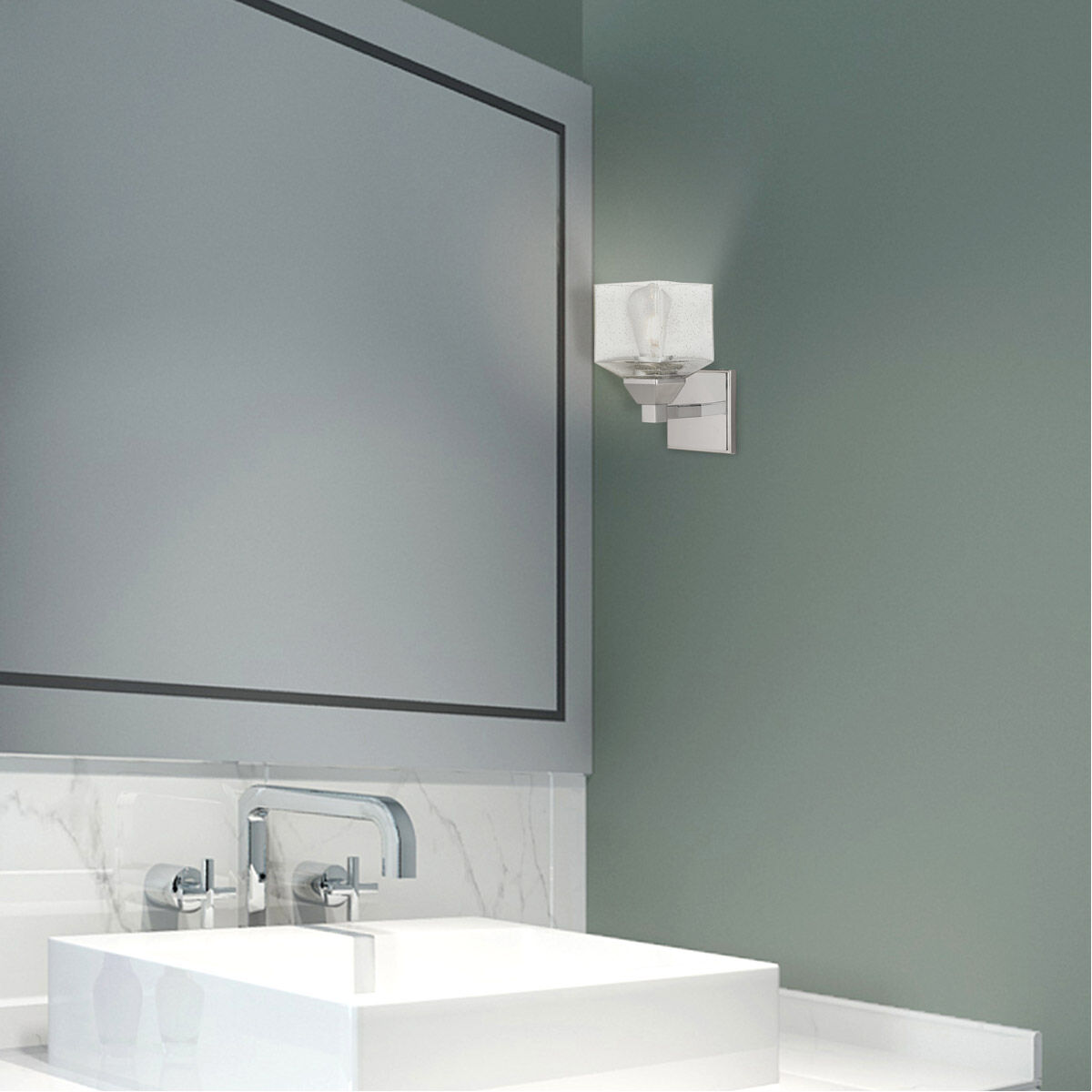 Aragon 1 Light 5 inch Polished Chrome Wall Sconce Wall Light