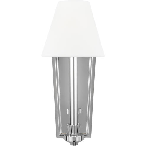 AH by Alexa Hampton Paisley 1 Light 3 inch Polished Nickel Tall Sconce Wall Light