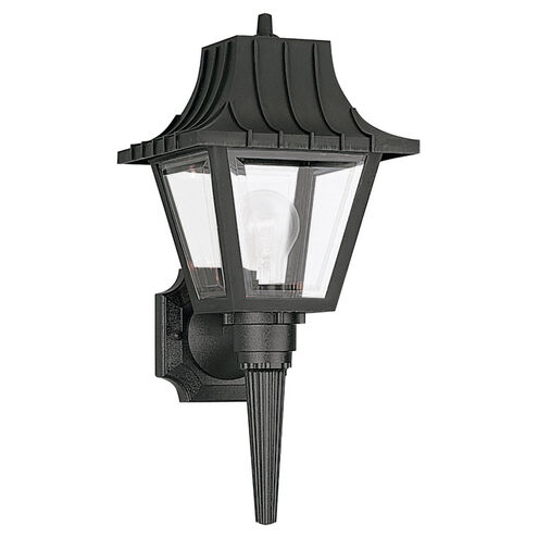 Polycarbonate Outdoor 1 Light 17.5 inch Black Outdoor Wall Lantern, Medium