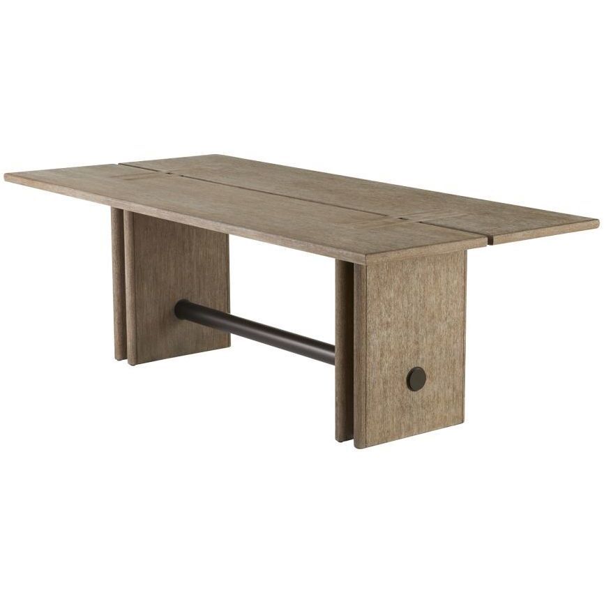 Dominic 91 X 30 inch Willow and Aged Bronze Outdoor Dining Table