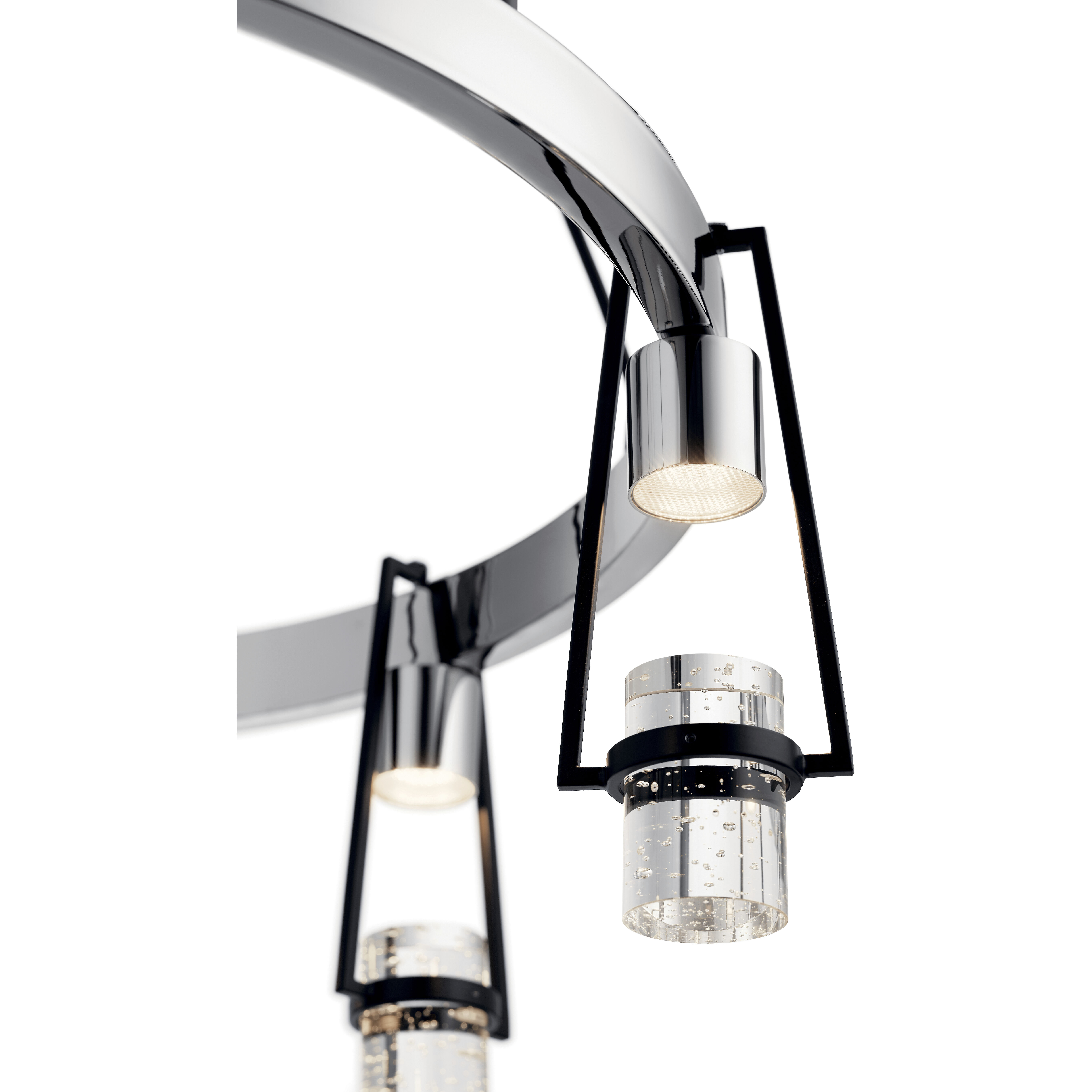 Ayse LED 26.5 inch Matte Black Chandelier Ceiling Light