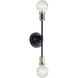 Armstrong 2 Light 5 inch Black Wall Bracket Wall Light