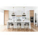 Zanzibar 5 Light 21 inch Soft Gold Pendant Ceiling Light