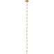 Marni Pendant Ceiling Light in Natural Brass