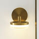 Sean Lavin Khan Sconce Wall Light in Burnished Brass