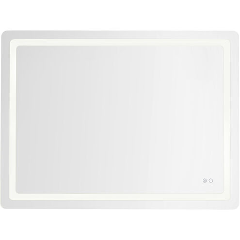 Seneca 48 X 36 inch Sandblasted Merc Edge Wall Mirror