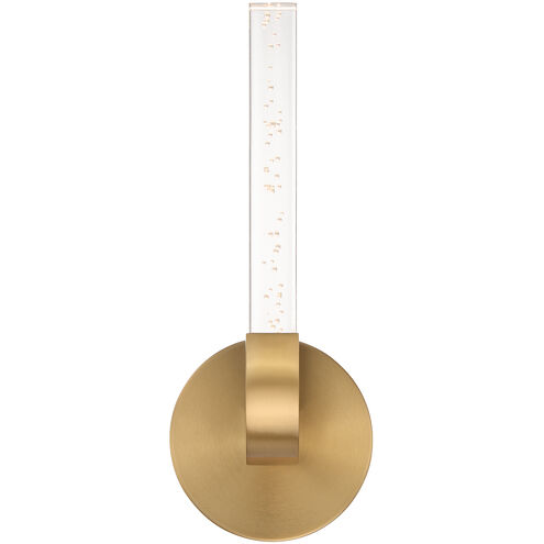Del Mar LED 5.25 inch Warm Brass Sconce Wall Light
