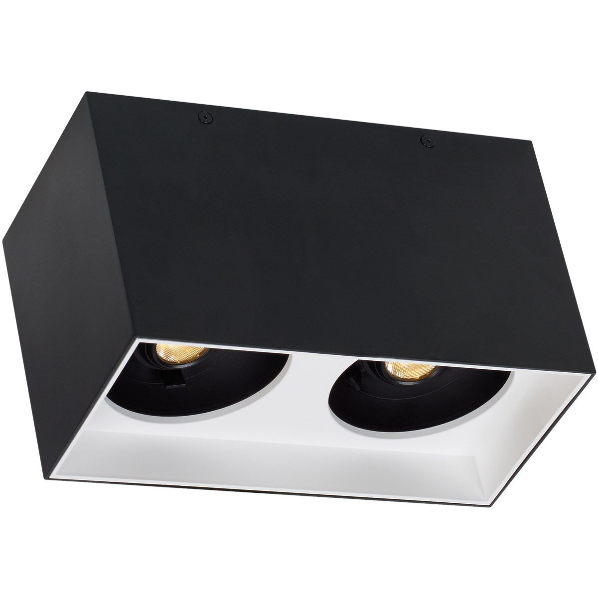 Sean Lavin Exo Dual LED 5.2 inch White Flush Mount Ceiling Light in LED 90 CRI 3000K, 60 Degree, Matte Black/White, Integrated LED