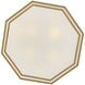 Facet 12 Light 38 inch Heritage Brass Chandelier Ceiling Light