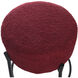 Soloist 29 inch Black and Maroon Bar Stool