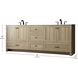 Soma 84 X 34 inch Mango Wood Bathroom Vanity Cabinet