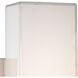 Barker LED 4.75 inch Chrome Sconce Wall Light
