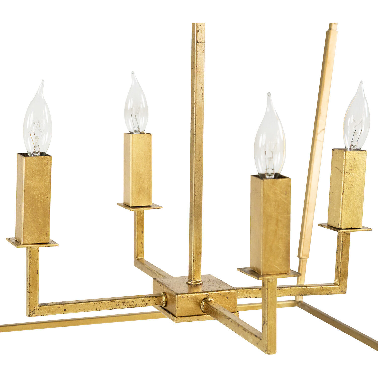 Adler 4 Light 24.25 inch Vintage Gold Chandelier Ceiling Light