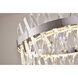 Canada LED 26 inch Chrome LED Chandelier Ceiling Light