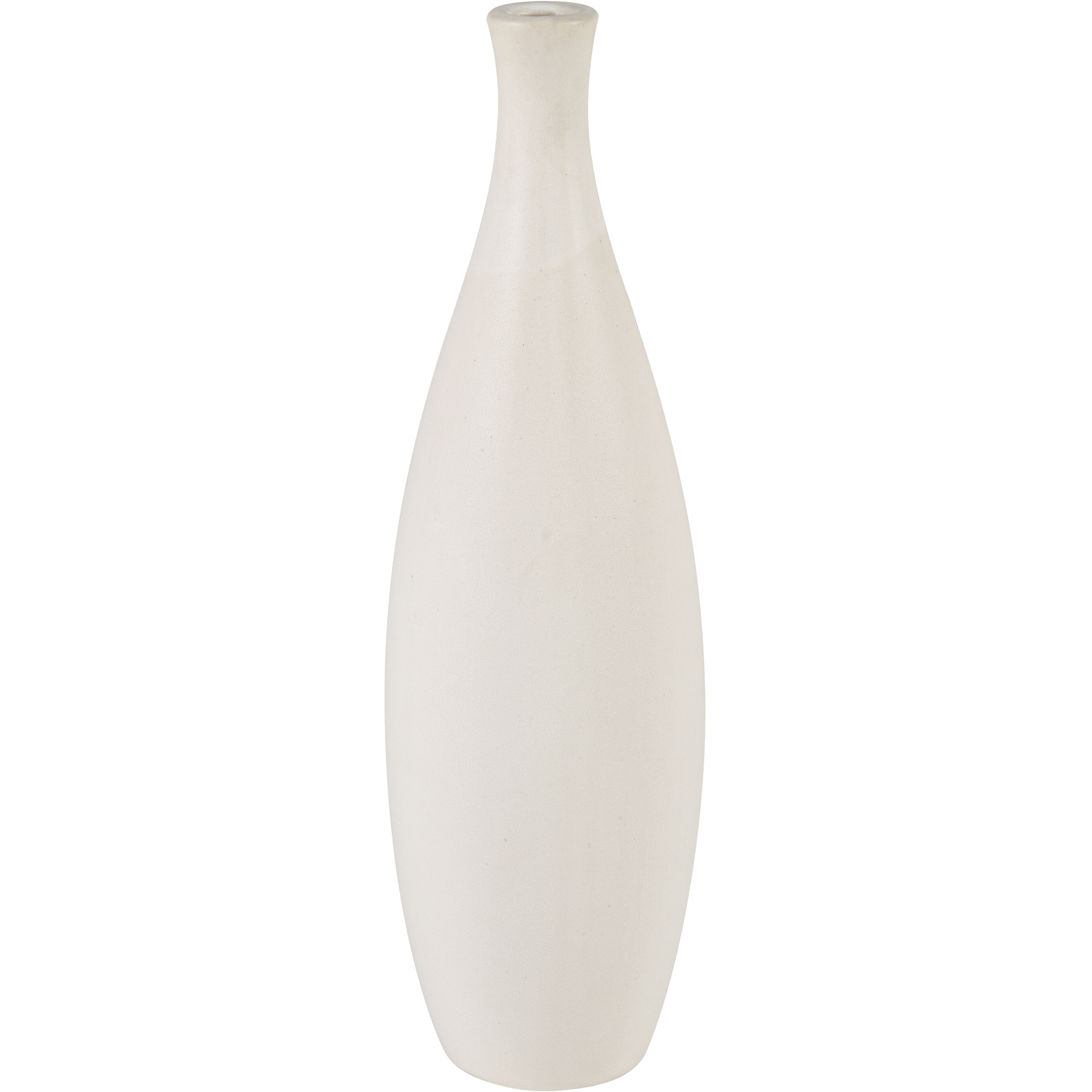Faye 14 X 4 inch Vase in White