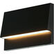 Sean Lavin Krysen 120 11.15 watt Black Outdoor Wall/Step Light in 120V, Integrated LED