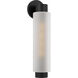 Drew & Jonathan Ridge 1 Light 20 inch Textured Black Outdoor Wall Light in Standard
