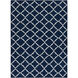 Frontier 156 X 108 inch Navy, Cream Rug