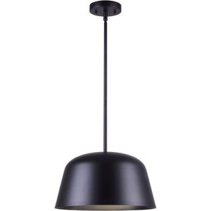 Kiliam 1 Light 13 inch Matte Black Pendant Ceiling Light 