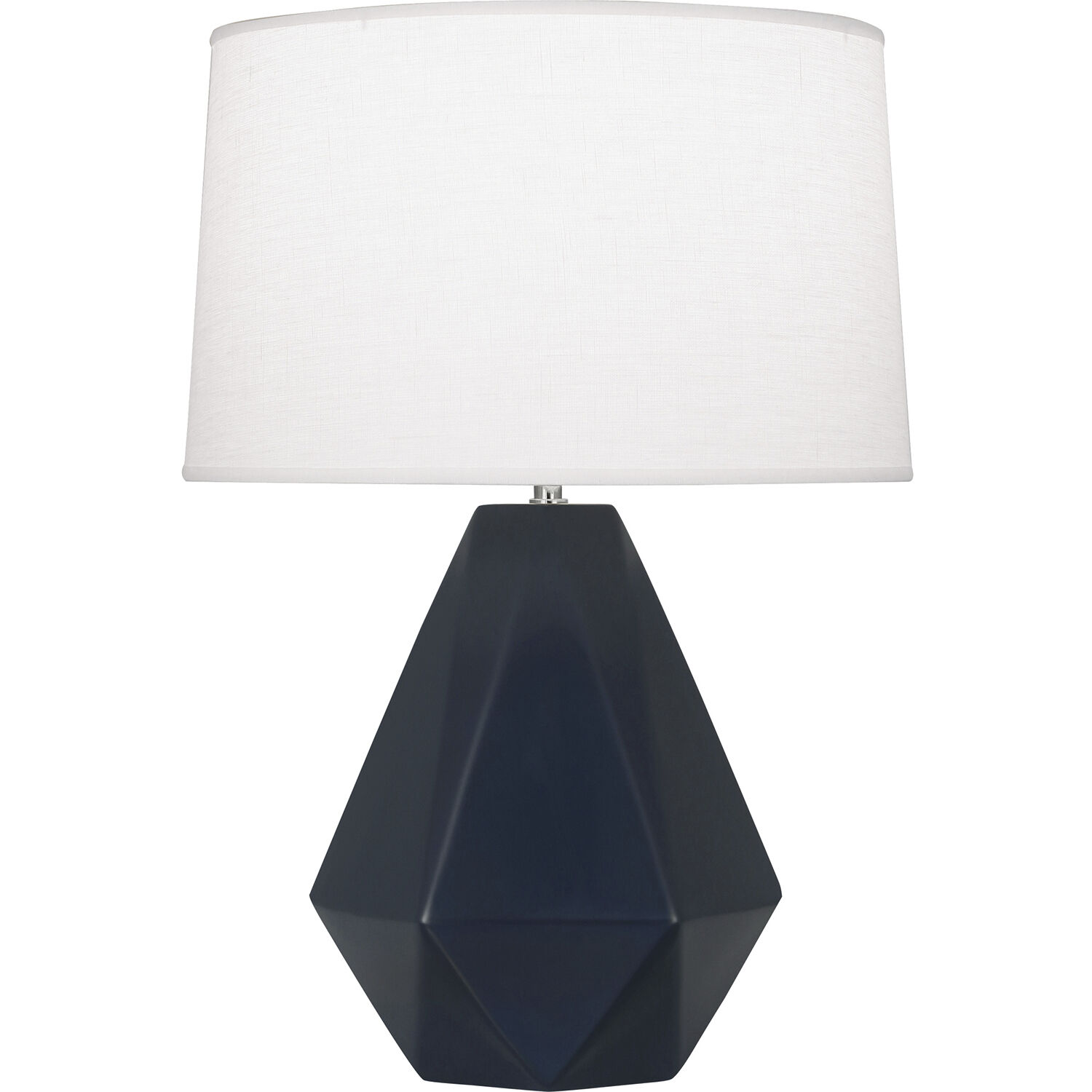 Delta 22.5 inch 150 watt Matte Midnight Blue Table Lamp Portable Light