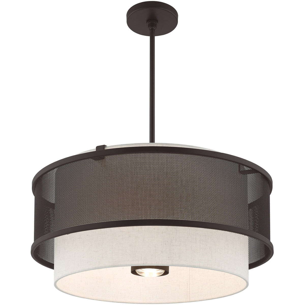 Braddock 4 Light 20 inch Bronze Pendant Chandelier Ceiling Light